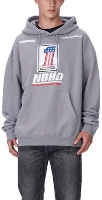 NEIGHBORHOOD x 哈雷戴维森联名灰色logo连帽衫 男女款休闲服 99576-23VX Shop NEIGHBORHOOD x 哈雷戴维森联名灰色logo连帽衫 男女款休闲服 99576-23VX