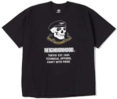 NEIGHBORHOOD x Harley-Davidson Skull Graphic Tee FW22 Black T-Shirt. 99567-23VM NEIGHBORHOOD x Harley-Davidson Skull Graphic Tee FW22 Black T-Shirt. 99567-23VM