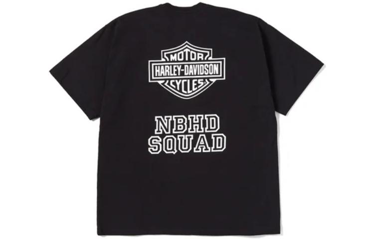 Lookbook NEIGHBORHOOD x Harley-Davidson Skull Graphic Tee FW22 Black  T-Shirt. 99567-23VM