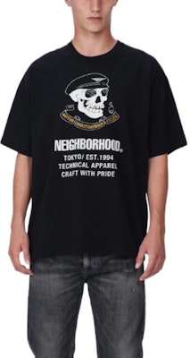 NEIGHBORHOOD x Harley-Davidson Skull Graphic Tee FW22 Black T-Shirt. 99567-23VM Shop NEIGHBORHOOD x Harley-Davidson Skull Graphic Tee FW22 Black T-Shirt. 99567-23VM
