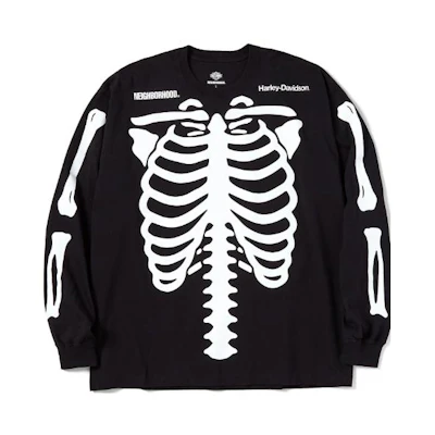 NBHD Harley-Davidson Skull Logo Crewneck Sweatshirt Black 99571-23VM
