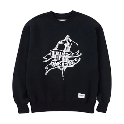 NBHD LORDZ OF BROOKLYN Letter Graphic Crewneck Sweatshirt Unisex 232FPNH-CSM01S