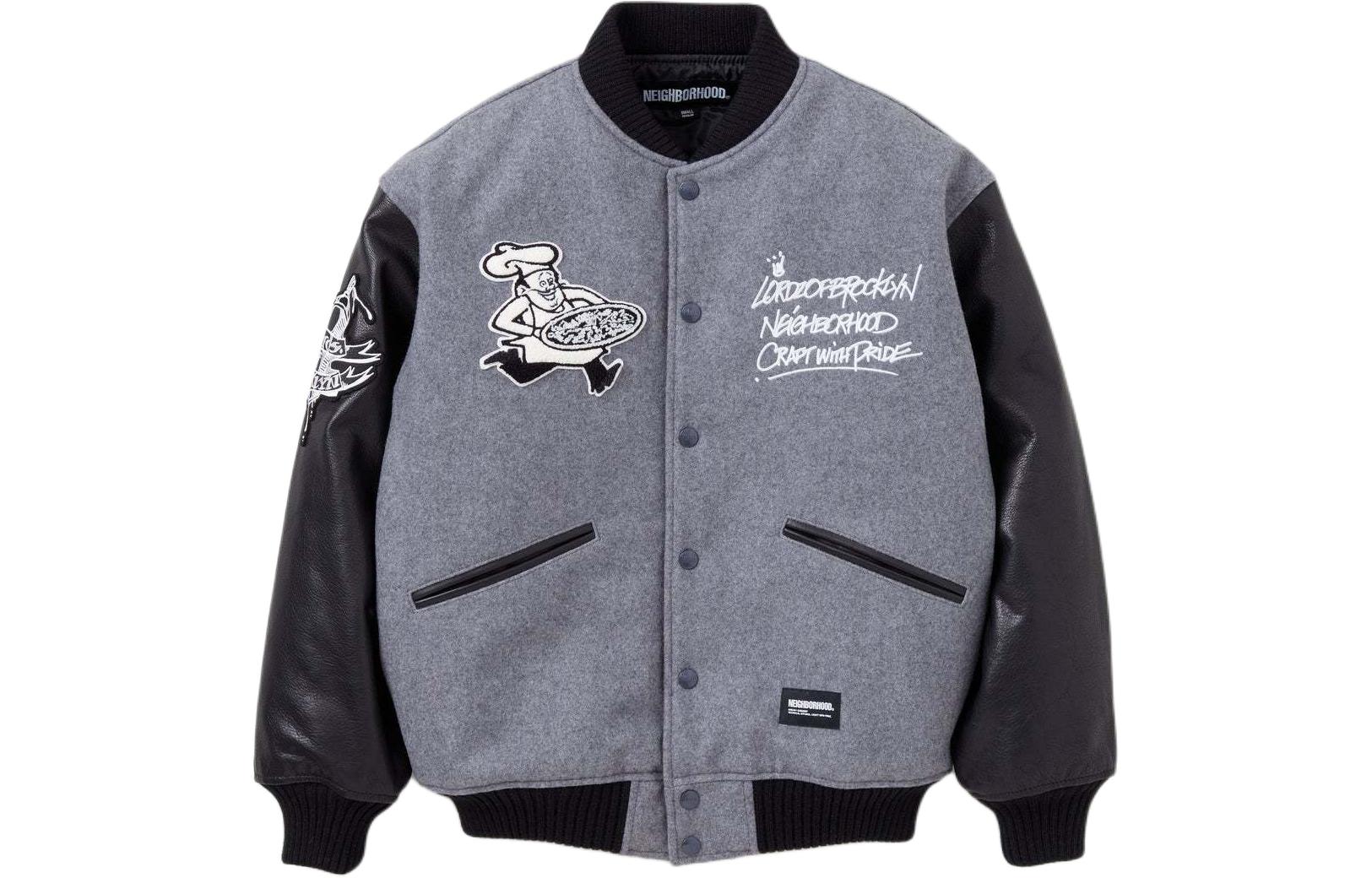 NBHD LORDZ OF BROOKLYN SS24 Logo Print Button Jacket Unisex 232SZNH-JKM01S