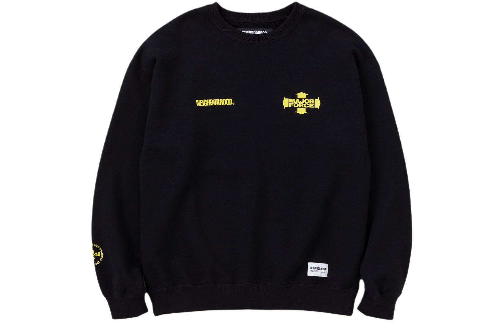 NBHD MAJOR FORCE SS24 Logo Print Crewneck Sweatshirt Unisex 232UWMFN-CSM01S