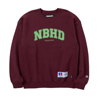 NBHD Russell Athletic SS24 Logo Crewneck Sweatshirt Unisex 241XRRUN-CSM01