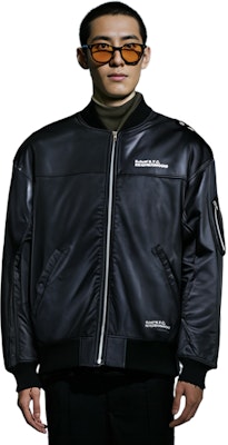 NEIGHBORHOOD x Schott Kostas FW23 黑色标志飞行夹克 男女同款 232USSHN-JKM02S Shop NEIGHBORHOOD x Schott Kostas FW23 黑色标志飞行夹克 男女同款 232USSHN-JKM02S