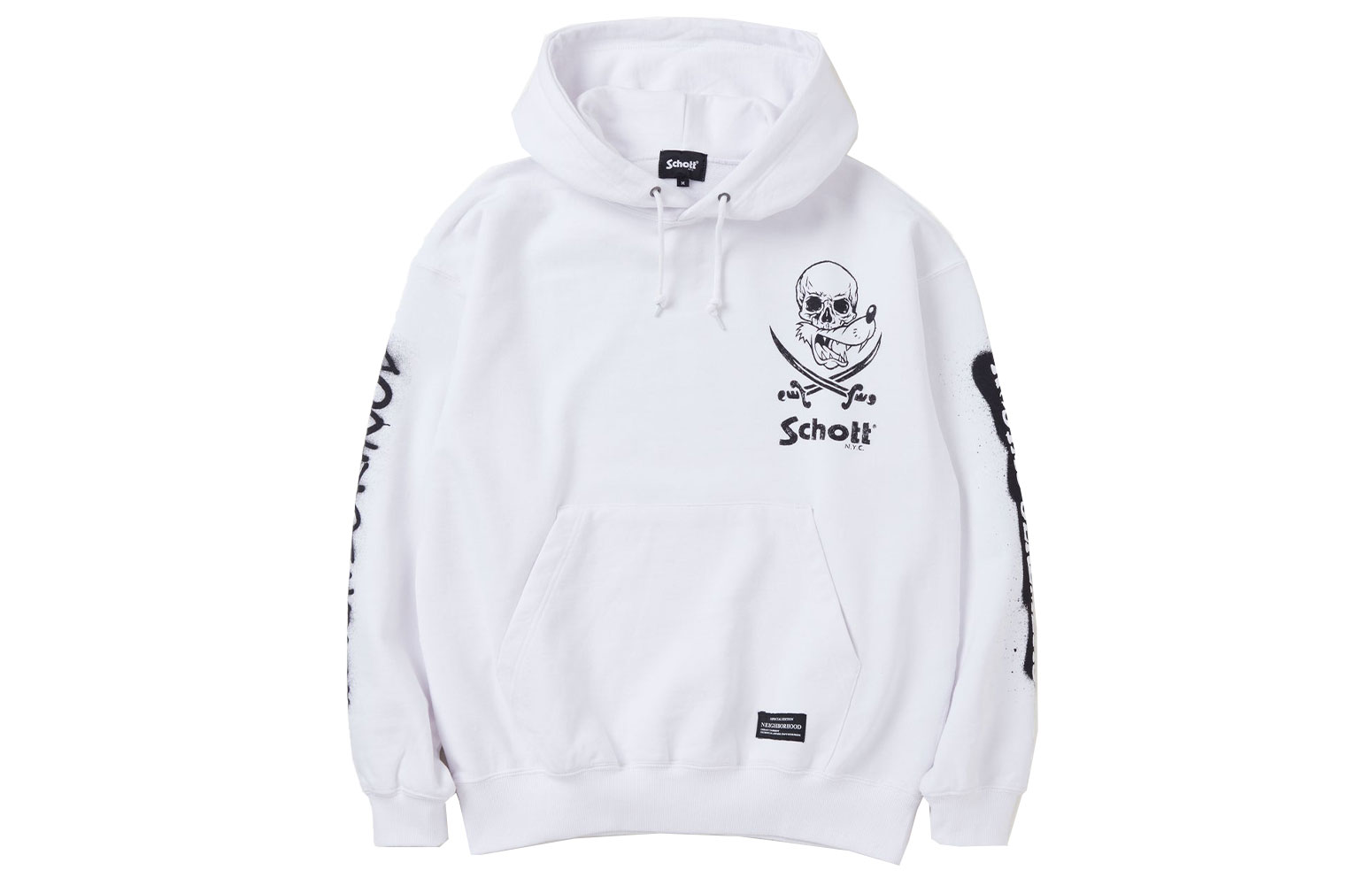 Lookbook 네이버후드 x 쇼트 x 코스타스 FW23 그래픽 후디 유니섹스 232US26N-CSM02S