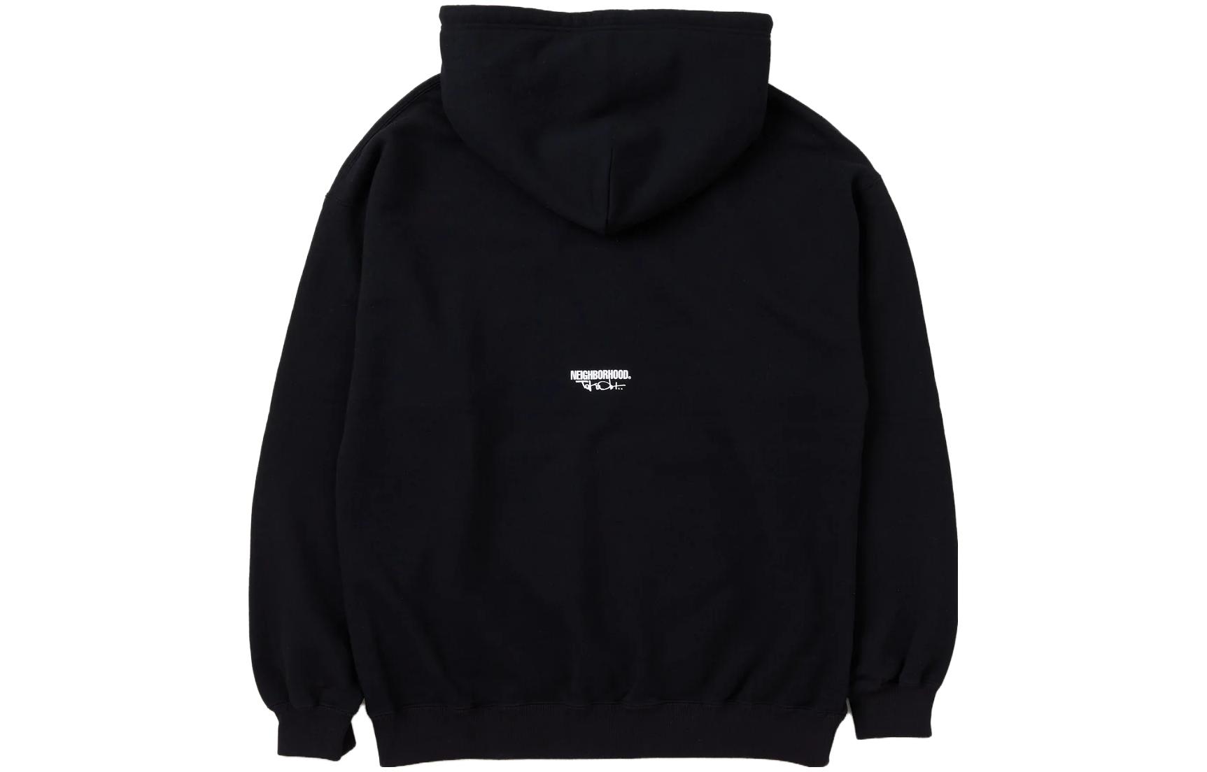 Lookbook ネイバーフッド x タク・オバタ FW23 ロゴプリント ドローストリングパーカー ユニセックス 232UW27N-CSM02S