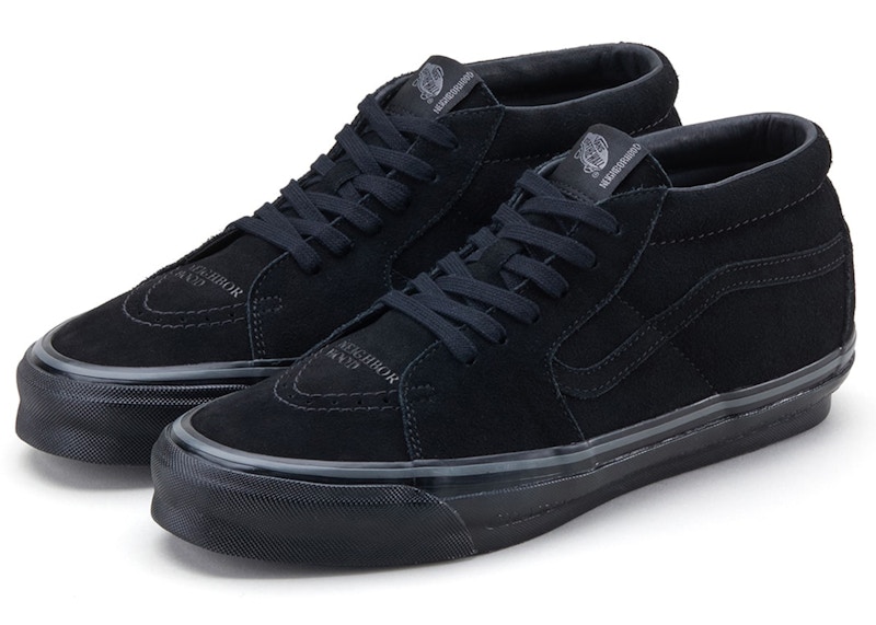 Order Neighborhood x Vans Sk8-Mid 83 DX 'Hitam' NBHDSK8MDBLK