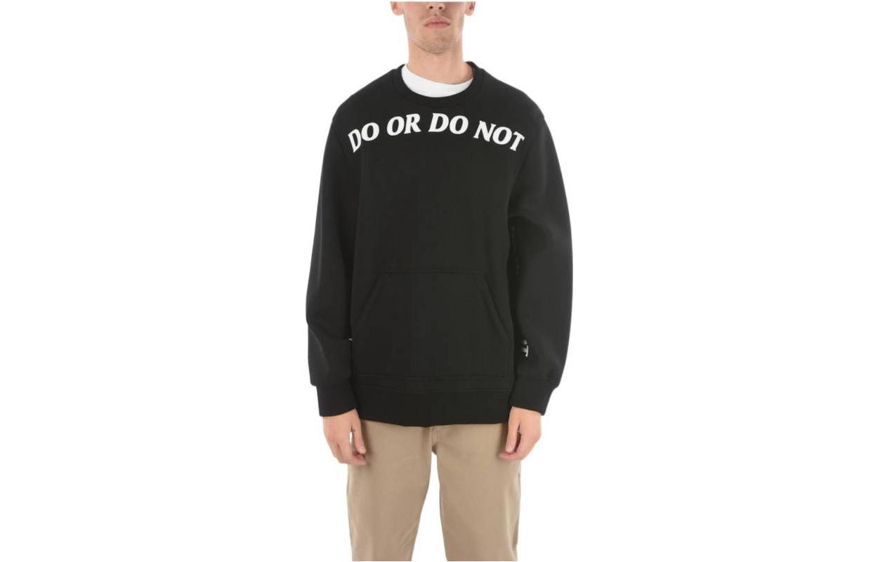 Neil Barrett Black Crewneck Sweater with Letter Print PBJS278SF506C524