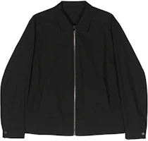 Neil Barrett Black Solid Color Zip-Up Drop Shoulder Jacket MY61034AY037-BLACK Neil Barrett Black Solid Color Zip-Up Drop Shoulder Jacket MY61034AY037-BLACK