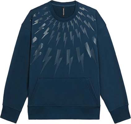 Neil Barrett Sweatshirt Pria Biru Motif Petir 2181114003800 Buy Neil Barrett Sweatshirt Pria Biru Motif Petir 2181114003800