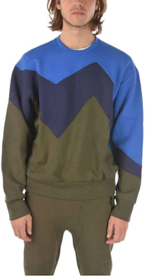Neil Barrett Colorblock Crewneck Pullover Sweatshirt Multicolor PBJS664P521S2841 Buy Neil Barrett Colorblock Crewneck Pullover Sweatshirt Multicolor PBJS664P521S2841