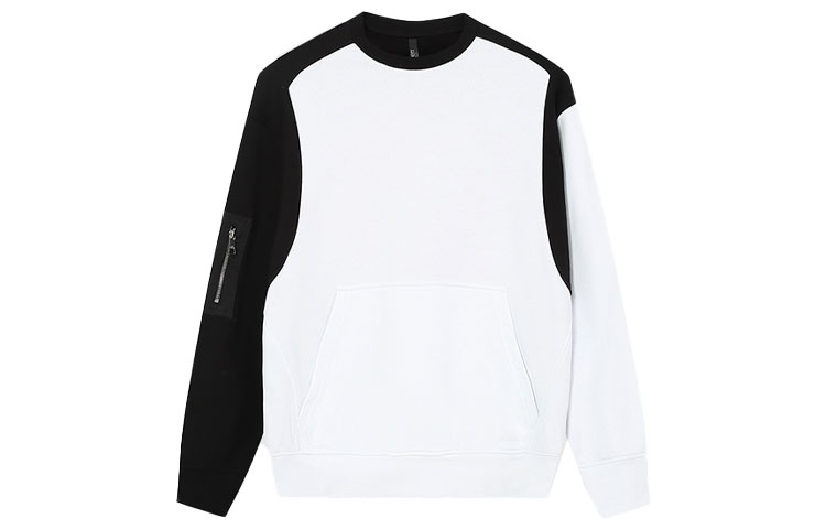 Neil Barrett Colorblock Oversized Pullover Crewneck Sweatshirt White BJS016-R536S-52