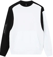 Neil Barrett Colorblock Oversized Pullover Crewneck Sweatshirt White BJS016-R536S-52 Neil Barrett Colorblock Oversized Pullover Crewneck Sweatshirt White BJS016-R536S-52