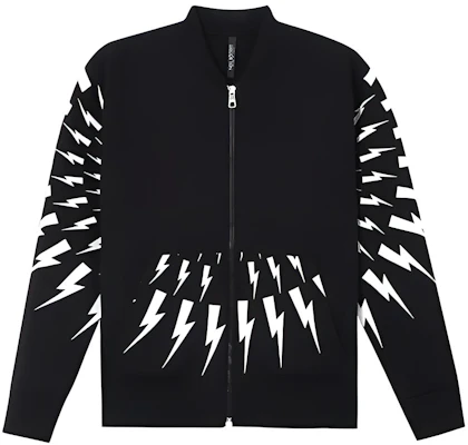 Neil Barrett 2021秋冬闪电原型黑色夹克外套 BJS008SR519S524 Buy Neil Barrett 2021秋冬闪电原型黑色夹克外套 BJS008SR519S524