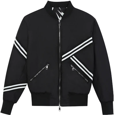 Neil Barrett FW22 Jaket Kasual Hitam Lengan Panjang Zip Color-Block BSP036RS-T014C-524 Buy Neil Barrett FW22 Jaket Kasual Hitam Lengan Panjang Zip Color-Block BSP036RS-T014C-524