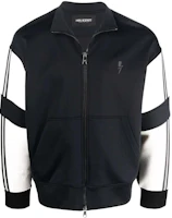 Neil Barrett FW22 Color Block Zip-Up Printed Jacket Black () BJS002CR504C042 Neil Barrett FW22 Color Block Zip-Up Printed Jacket Black () BJS002CR504C042