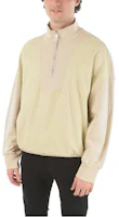 Neil Barrett Light Yellow Half-Zip Stand Collar Pullover Sweatshirt BJS064CS517S427 Neil Barrett Light Yellow Half-Zip Stand Collar Pullover Sweatshirt BJS064CS517S427