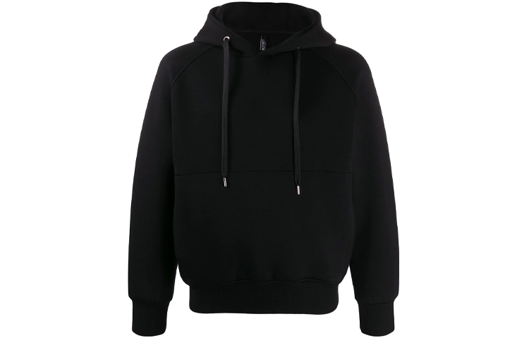 Neil Barrett Lightning Bolt Graphic Hoodie BLACK PBJS573SN501S524