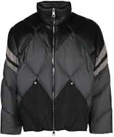 Neil Barrett Modernist Colorblock Bomber Jacket Black Zip-Up PBSP074CV023C3-691 Neil Barrett Modernist Colorblock Bomber Jacket Black Zip-Up PBSP074CV023C3-691