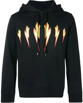 尼尔·巴雷特男士黑色印花连帽长袖卫衣 PBJS447A-L514S-1004 Buy 尼尔·巴雷特男士黑色印花连帽长袖卫衣 PBJS447A-L514S-1004