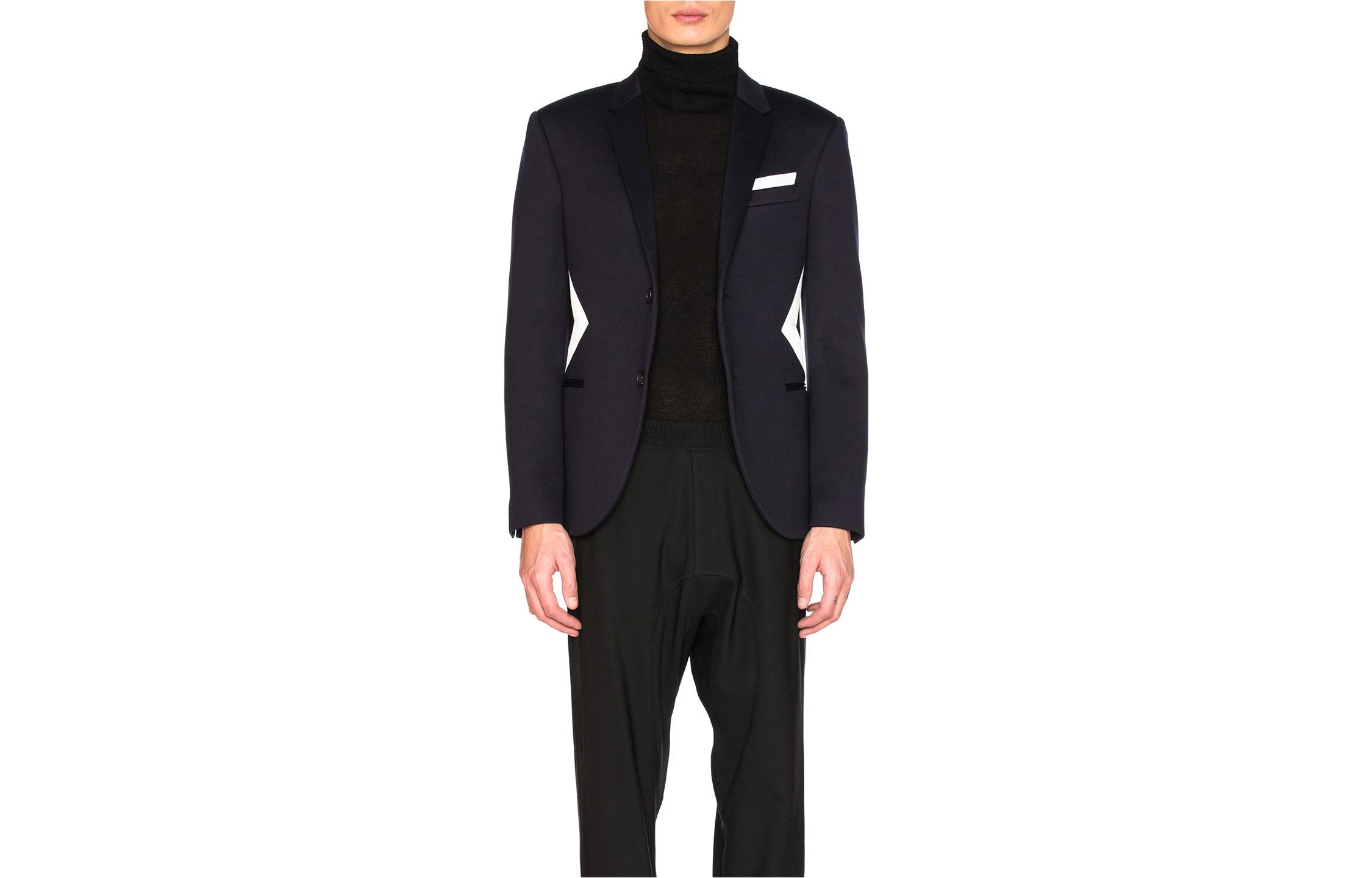 Neil Barrett Slim Fit Pocket Button Long Sleeve Jacket Navy Blue - PBGI375C-E034C-1535