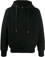 Neil Barrett Solid Color Drawstring Hoodie BLACK PBJS573S501S524 Neil Barrett Solid Color Drawstring Hoodie BLACK PBJS573S501S524