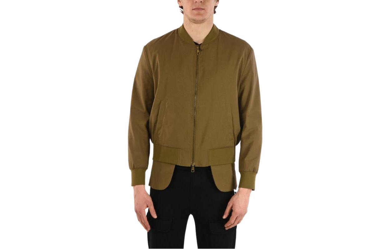 Neil Barrett Solid Color Short Zip Jacket BSP489N073232