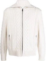 Neil Barrett Solid Color Zip-Up Jacket White PBMA171V612619-WHITE Neil Barrett Solid Color Zip-Up Jacket White PBMA171V612619-WHITE