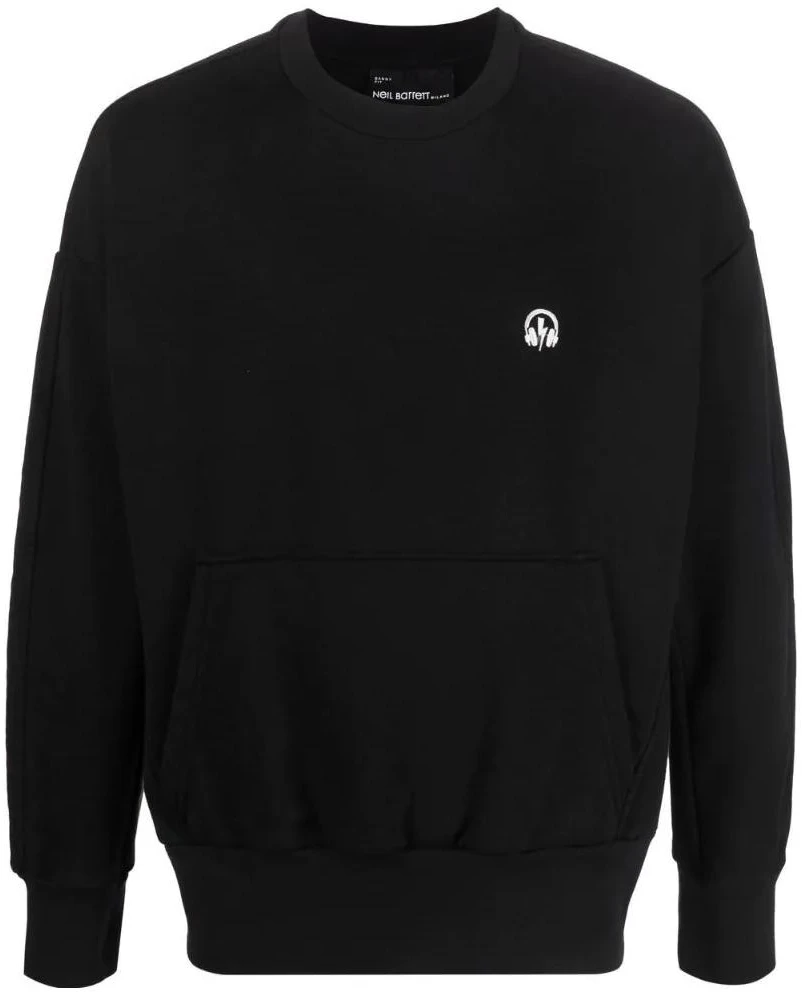 neil-barrett-ss-22-black-embroidered-logo-crewneck-loose-fit-sweatshirt-for-men-bjs-046-bs-501-c01