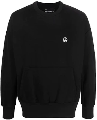 Neil Barrett SS22 黑色刺绣标志宽松版型男士圆领卫衣 BJS046BS501C01 Buy Neil Barrett SS22 黑色刺绣标志宽松版型男士圆领卫衣 BJS046BS501C01