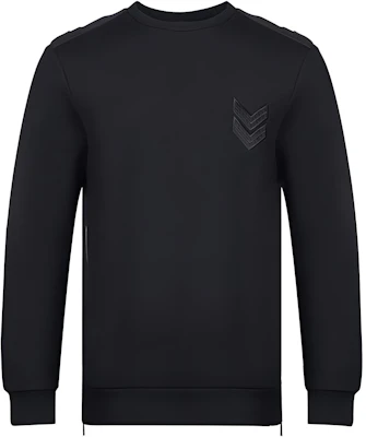 Neil Barrett SS23 Sweatshirt Pria Hitam Solid Pullover Crewneck PBJS273CF539C01 Buy Neil Barrett SS23 Sweatshirt Pria Hitam Solid Pullover Crewneck PBJS273CF539C01