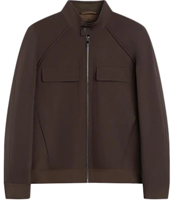 ニール・バレット SS24 ミニマリスト ジップジャケット ブラウン MY11090A-Y009-211N Buy ニール・バレット SS24 ミニマリスト ジップジャケット ブラウン MY11090A-Y009-211N