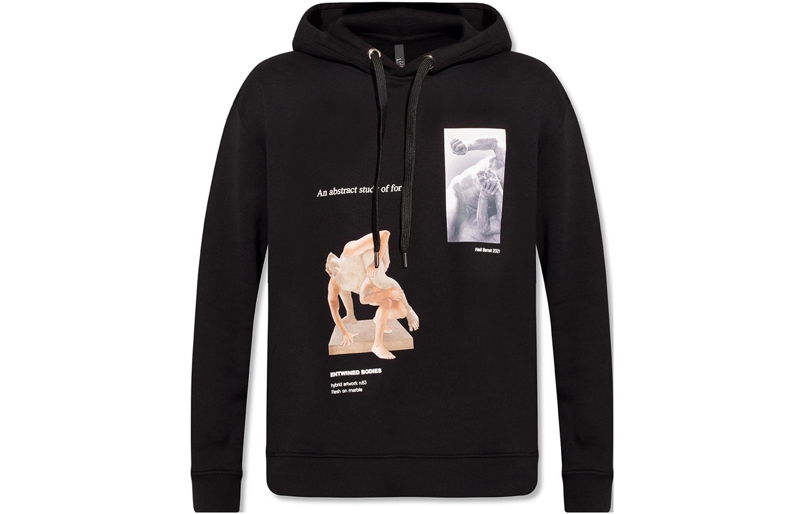 Neil Barrett Unisex Hoodie - Stylish, Comfortable, Casual Long Sleeve BJS023S-R544S-2870