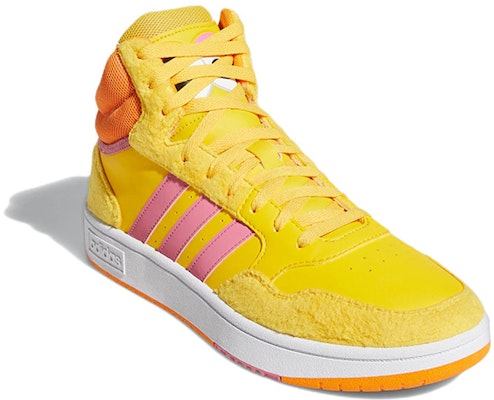 adidas Neo Hoops 3.0 Mid x Sesame Street 'Kuning Oranye Pink' GX6105 Lookbook adidas Neo Hoops 3.0 Mid x Sesame Street 'Kuning Oranye Pink' GX6105