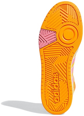adidas Neo Hoops 3.0 Mid x Sesame Street 'Kuning Oranye Pink' GX6105 Details for adidas Neo Hoops 3.0 Mid x Sesame Street 'Kuning Oranye Pink' GX6105