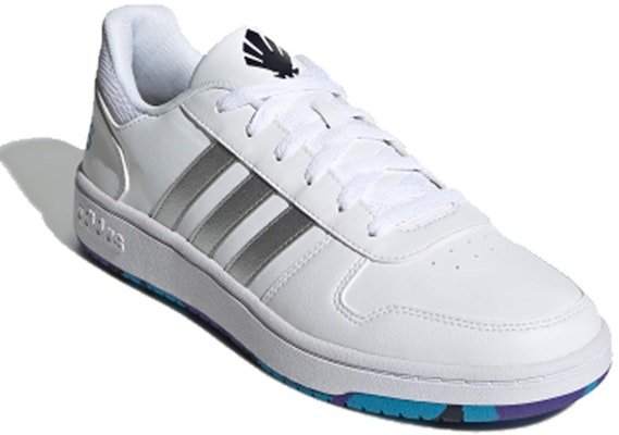 adidas neo x HOOPS 2.0 'Blanco/Azul' FU7723 Lookbook adidas neo x HOOPS 2.0 'Blanco/Azul' FU7723