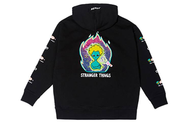 Nerdy Alien Graphic Pullover Sweatshirt Unisex PNES20KE1601