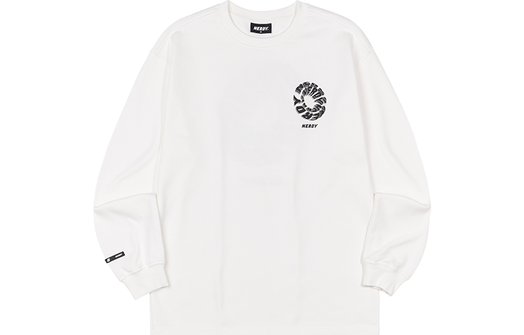 Nerdy Alphabet Donut Crewneck Sweatshirt Unisex PNEF21KF21