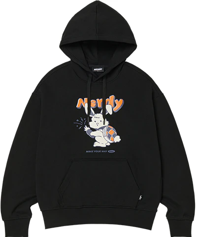 nerdy-cartoon-bunny-logo-print-loose-fit-hoodie-unisex-black-pnes-23-ke-0601-1