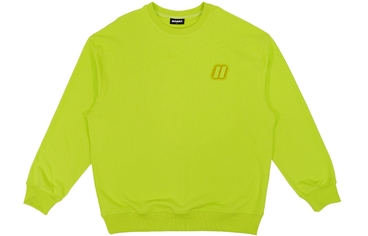 Nerdy Cartoon Graphic Sweatshirt Fluorescent Green Unisex Gift Recommendation PNEC22KC0824