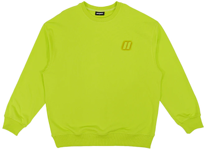 nerdy-cartoon-graphic-sweatshirt-fluorescent-green-unisex-gift-recommendation-pnec-22-kc-0824