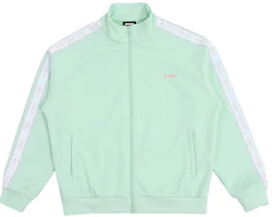 Nerdy Classic Stripe Track Jacket Mint Green Unisex Loose Fit Long Sleeve PNED23TR0212 Nerdy Classic Stripe Track Jacket Mint Green Unisex Loose Fit Long Sleeve PNED23TR0212