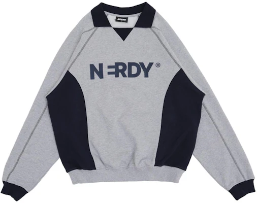 Nerdy Colorblock Biker Sweatshirt Light Gray Unisex PNEQ23SW0245 Buy Nerdy Colorblock Biker Sweatshirt Light Gray Unisex PNEQ23SW0245
