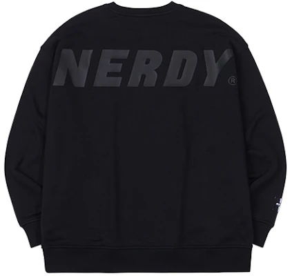 宅宅情侶款寬鬆圓領印花黑色休閒運動衛衣 PNEF20KC1401 Buy 宅宅情侶款寬鬆圓領印花黑色休閒運動衛衣 PNEF20KC1401