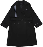 Nerdy Double-Breasted Striped Long Sleeve Trench Coat Unisex Black PNEQ23JK0301 Nerdy Double-Breasted Striped Long Sleeve Trench Coat Unisex Black PNEQ23JK0301