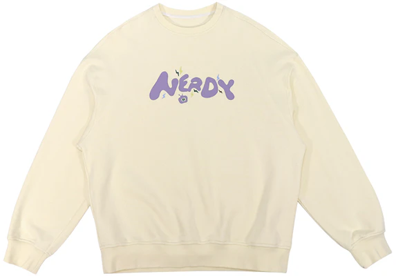 Nerdy FW22 米色趣味Logo印花圓領衛衣 - 中性款 PNEC22KC2002 Buy Nerdy FW22 米色趣味Logo印花圓領衛衣 - 中性款 PNEC22KC2002