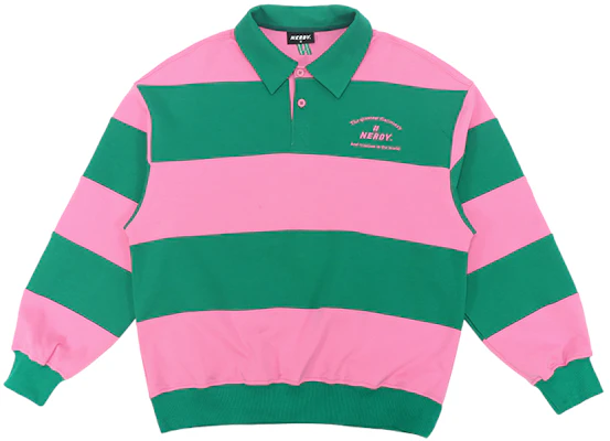 Nerdy FW22 Baju Polo Longgar Uniseks Jalur Berwarna Logo Sulam PNEC22KT0210 Buy Nerdy FW22 Baju Polo Longgar Uniseks Jalur Berwarna Logo Sulam PNEC22KT0210