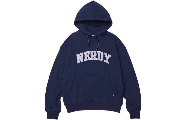Nerdy FW22 Ivy League Big Logo Sweatshirt Unisex Deep Blue PNEF22KE1216